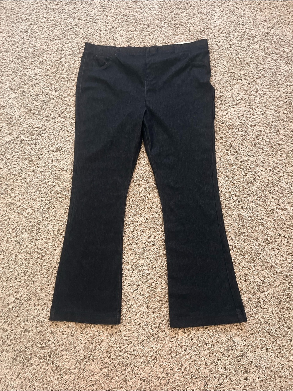 Serra Black Stretch Bootcut Jeggings Sz X Large New